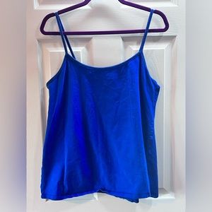 Torrid royal blue camisole top w/ adjustable straps